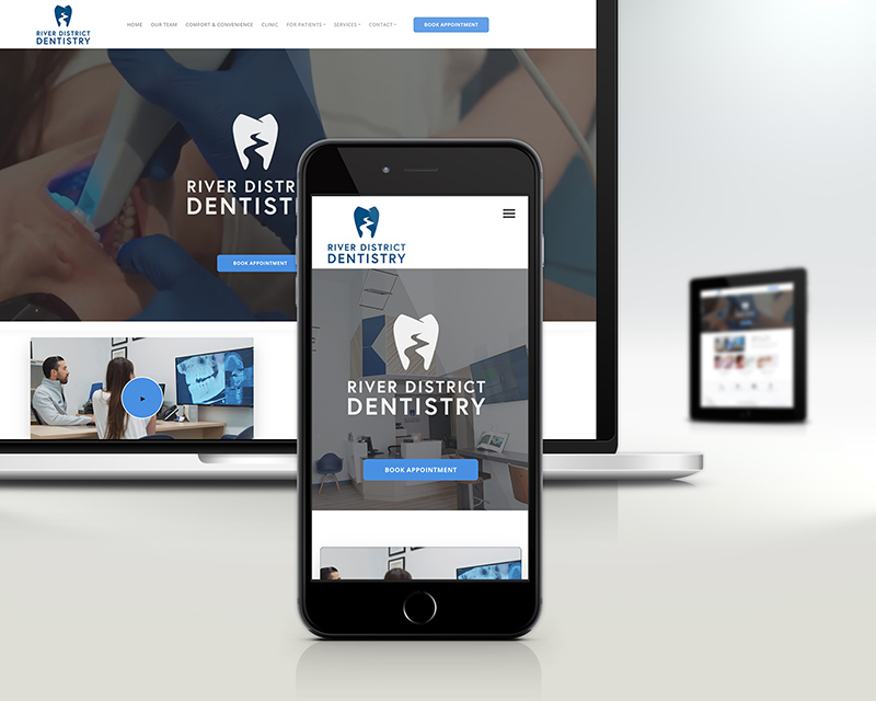 River District Dentistry Mobile Website